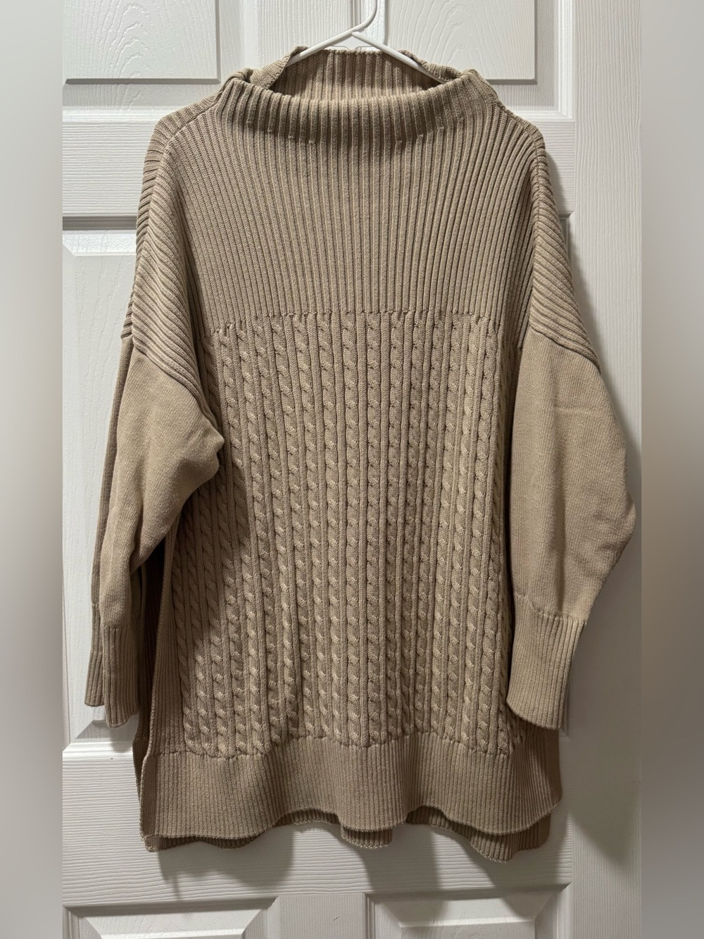 Barbour Ribbed Knit Sweater - Light Taupe
